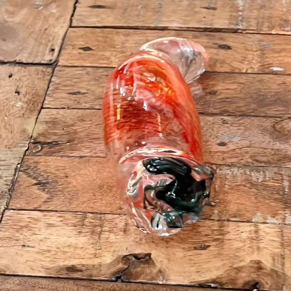 Art Glass Hand Blown Red Chili Pepper 7.5